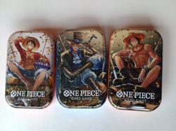 One Piece TCG Tin Pack Set Vol 2 (TS-02, OP13) New Factory Sealed Set Of 3 - Image 1