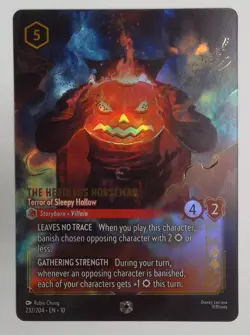 The Headless Horseman - Terror of Sleepy Hollow Enchanted 232/204 Disney Lorcana - Image 1