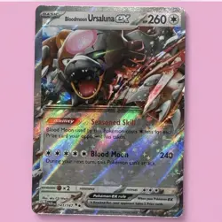 Bloodmoon Ursaluna ex 141/167 Twilight Masquerade Ultra Rare Pokemon Card NM - Image 1