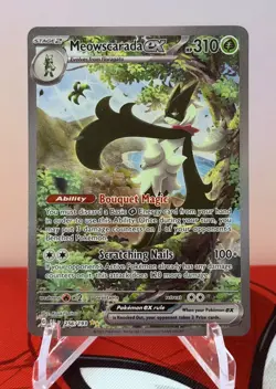 Pokemon Meowscarada ex 256/193 Paldea Evolved Holo Full Art Rare TCG Card - Image 1