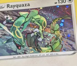 🌀Rayquaza SWSH029: Sword & Shield Promo Cards Holographic: W/Swirl 🌀 - Image 2