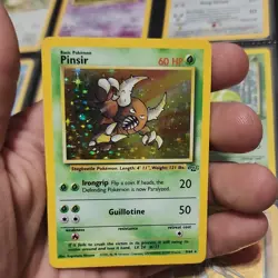 Pokemon Pinsir Jungle Holo Rare Card 9/64 60 HP Basic Unlimited English WOTC - Image 1