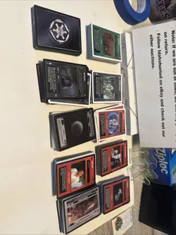 Vintage 1995-97 Decipher Star Wars Premiere Customizable Card Game Over 450 - Image 1