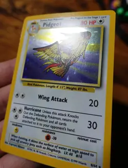 Pidgeot 8/64 No Symbol Error Holo Jungle Set Rare Pokemon Card VLP/NM^ - Image 4
