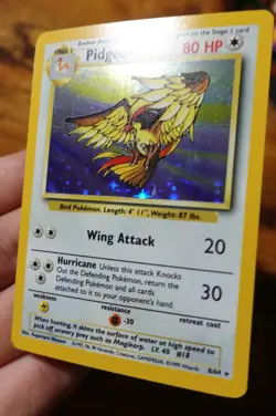 Pidgeot 8/64 No Symbol Error Holo Jungle Set Rare Pokemon Card VLP/NM^ - Image 5