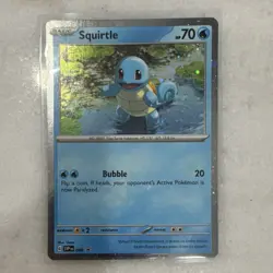 Squirtle 048 SV: Scarlet & Violet Promo Cosmos Holo Basic Pokemon TCG Card - Image 3