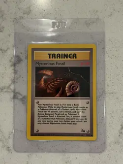 Pokemon TCG Trainer Mysterious Fossil, Unlimited Common Card 62/62 - Image 1