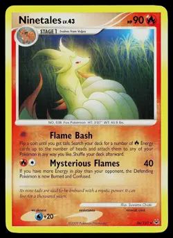 Pokemon Card - Ninetales Platinum 36/127 Rare - Image 1