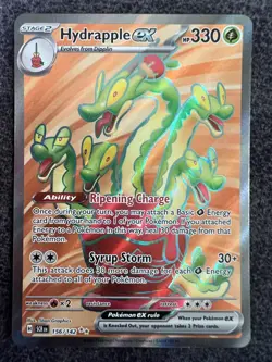 Hydrapple Ex 156/142 Secret Rare Holo Pokemon Card NM - Image 1