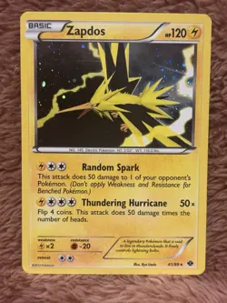 Zapdos 41/99 Cosmos Holo Next Destinies Pokemon Card Holo - Image 1
