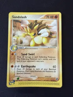 Sandslash 21/100 Pokemon Card TCG Sandstorm Non Holo Rare - Image 1