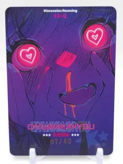 Dimensional Roaming - Anime Waifu FR Trading Card - Furina - NUMBERED 07/40 - Image 2