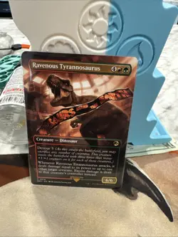 Magic: The Gathering Ravenous Tyrannosaurus Jurassic World Borderless - Image 1