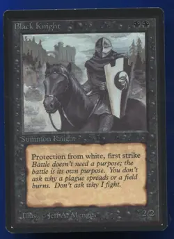 Black Knight Beta NM MTG magic #5134 - Image 1
