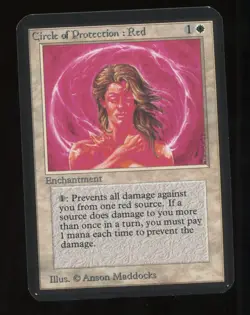 Circle of Protection Red Alpha, NM MTG magic #4618 - Image 1