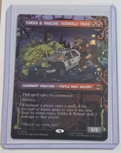 Tokka and Rahzar Terrible Two - Showcase FOIL Teenage Mutant Ninja Turtles MTG - Image 1