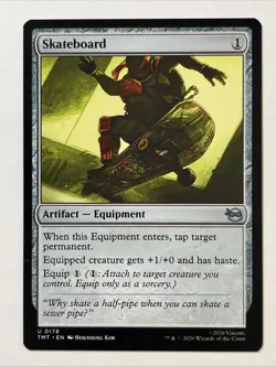 MTG Teenage Mutant Ninja Turtles Skateboard Foil 0178 NM - Image 1