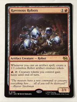 x1 Ravenous Robots TMT Ninja Turtles MTG 106 M/NM 1x - Image 1