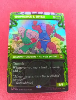 Groundchuck & Dirtbag (Showcase) #238 (Foil) (NM) TMT Magic MTG - Image 1
