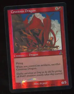 Covetous Dragon Foil Urza's Destiny LP/SP MTG magic #4586 - Image 1