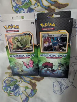 2017 Pokemon Knock Out 2 Dif. Boxes Ea. Has 2 pks & 3 Foil Spec. Cards Sold 29 - Image 1