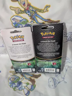 2017 Pokemon Knock Out 2 Dif. Boxes Ea. Has 2 pks & 3 Foil Spec. Cards Sold 29 - Image 2