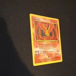 Pokemon TCG Moltres Fossil Rare 27/62 70 HP 1999 Basic Unlimited Mitsuhiro Arita - Image 2