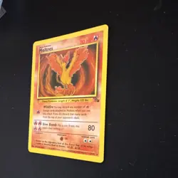 Pokemon TCG Moltres Fossil Rare 27/62 70 HP 1999 Basic Unlimited Mitsuhiro Arita - Image 3