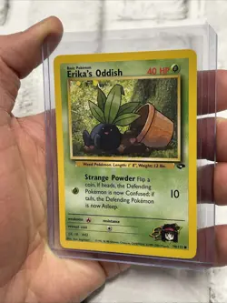 Erika's Oddish 70/132 - NM/MT - Gym Challenge Pokemon Card Nintendo Common WOTC - Image 2
