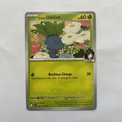 Pokemon Erika's Oddish ASC 001/217 60 HP Basic 30 Attack Weed Card - Image 1