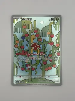 Pokemon Shuckle 136/132 MEGN: Basic 80 HP 30 Attack Holo Pokemon TCG Card - Image 1