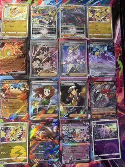Pokemon 16 Card Lot nm V Max Mega Amazing Ex HOLO Rare Hits Only B37 - Image 1
