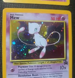 POKEMON PROMO BLACK STAR POKEMON LEAGUE #9 + #8 MEW HOLO And NON Holo SET UG 9.5 - Image 4