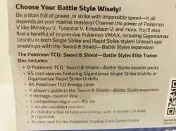 Pokemon TCG Sword & Shield - Battle Styles - Elite Trainer Box ETB - Image 3