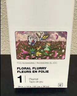 Pokemon Center TCG Floral Flurry Playmat New In Box - Image 1