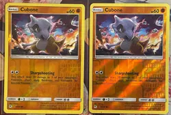 Cubone Reverse Holo - 37/68 - Hidden Fates Pokemon 2019 - Image 3
