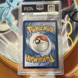 2019 POKEMON SM BLACK STAR PROMO #SM201 FULL ART/RESHIRAM & CHARIZARD GX PSA 9 - Image 2