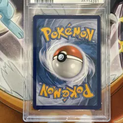 2019 POKEMON SM BLACK STAR PROMO #SM201 FULL ART/RESHIRAM & CHARIZARD GX PSA 9 - Image 3