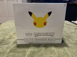 Pokemon Celebrations Elite Trainer Box Booster Pikachu ETB SEALED NEW - 25 yr - Image 1