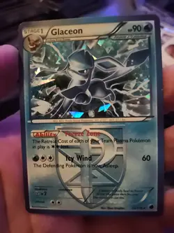 Pokemon Glaceon Cracked Ice Holo Plasma Freeze 23/116 - Image 1