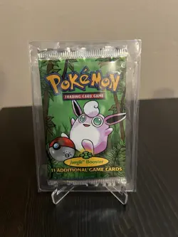 Wizards of the Coast First Edition Pokemon Jungle Booster Pack 742818060639 - Image 1