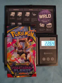 (HEAVY)🔥 22.64g Pokemon TCG Phantasmal Flames Booster Pack Factory Sealed✅ - Image 1