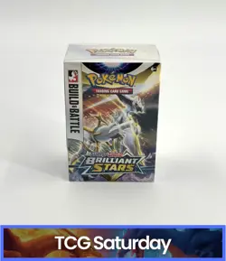 2022 POKEMON SWORD & SHIELD BRILLIANT STARS BUILD & BATTLE DECK BOX SEALED - Image 1