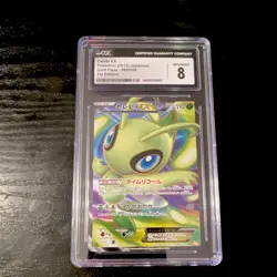 Celebi EX Cold Flare 060/059 1st Edition Holo Japanese 2012 CGC 8 Pokemon TCG - Image 1