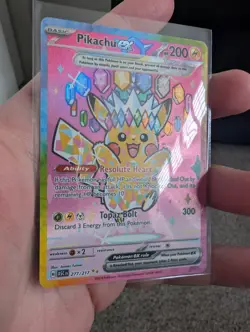 Pikachu EX 277/217 Special Illustration Rare Pokemon Ascended Heroes Pack Fresh - Image 2