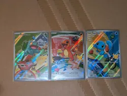 Pokemon TCG First Partner Illustration Collection Series 1 Kanto GEN 1 Starters - Image 1