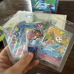 Pokemon 2026 First Partner Illustration Collection Series 1 Promo Set 43, 44, 45 - Image 1