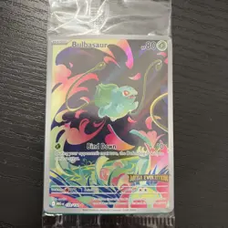 Pokemon Mega Evolution Bulbasaur 133/132 Stamped Enhanced Booster Promo SEALED - Image 1