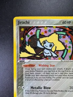 2005 POKEMON JIRACHI EX DEOXYS HOLO 9/107 - Image 2
