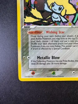 2005 POKEMON JIRACHI EX DEOXYS HOLO 9/107 - Image 4
